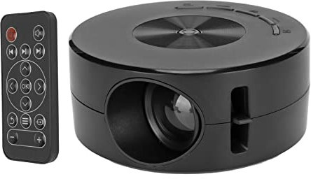 Mini LED Projector, 1080P Portable Movie Projector with Same ScreenFunction and Built-in Speaker, Home Theater with Mobile Power Supply