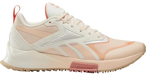 Reebok Baskets Lavante Trail 2 pour Femme - Noir, Chalk Washedclay Coral, 37.5 EU