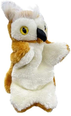 ISAKEN Marionnette à Main écureuil Loup Hibou Tortue Singe Dragon Lion éléphant marionnettes à Main pour Animaux marionnettes à Main pour théâtre, Conte et Jeux de rôle pour Enfants