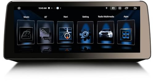 Erisin 12,3 8-Core 8GB+128GB Android 14 GPS Navegación Estéreo de Automóvil para BMW Serie 3 E90 E91 E92 E93 2005-2008 Sistema CCC Soporta IPS Dab+ iDrive CarPlay Android Auto Bluetooth WiFi Canbus