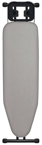 Deegureet Ironing Board, Compact and Space Saver Patented Ironing Board with Iron Rest, Heat Resistant Cover with Ultra Thick Padding, Easy Storage with Stable Structure, Heavy Duty Steel Legs