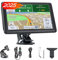 7 Inch Sat Navs for Cars, Truck, HD GPS Navigation Satnav with UK Europe Maps, Lifetime Free Updates, Satnav support Postcode Search, Voice Guidance, Speed Camera Alert, Lane Guidance Assist