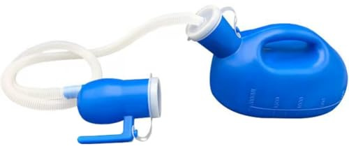 Sirxlevcy Bouteille de en Plastique de 2000 ML, Collecteur de, Bouteille de Portable avec Tube de 160 Cm, Bouteille D'Urine Portable, Fourniture de Toilettes
