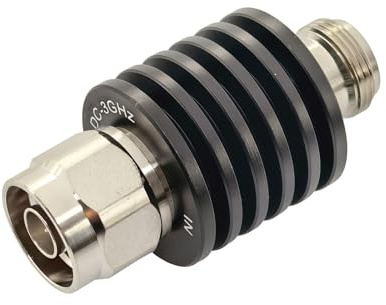 BECEN 40dB 10 Watt N typ fast dämpare – 10 W N-kontakt 3 GHz RF-dämpare 50 Ohm