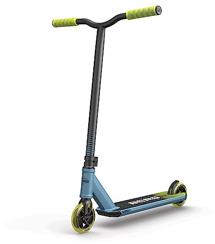 BERG Proxus X1 Stuntscooter für Kinder | Freestyle Scooter für Skatepark & Straße | Aluminium Deck 500 mm | 110 mm Räder | ABEC 9 Lager | IHC Kompression | Leicht & Stabil | Blau