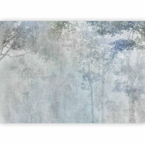 murando - Carta da parati Foresta 400x280 cm Fotomurali in TNT Murale alla moda Decorazione da Muro XXL Poster Gigante Design Carta per Pareti Soggiorno Alberi Natura Paesaggio grigio b-A-0743-a-a