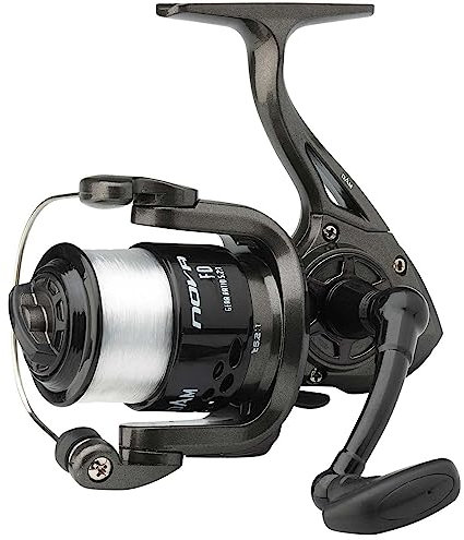 DAM Nova Angelrolle, Spinnrollen, Allround-Angeln, Unisex, Schwarz, 5000, FD