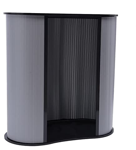 RibasuBB 40x90x90cm Empfangstheke Rezeption, Rezeption Empfangsstand Tisch Ausstellungstheke Shop Retail Display, 50kg/110lbs Tragfähigkeit