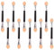 Set di pennelli per ombretto, 10 pennelli per ombretto, ombretto, applicatore Sponge Eyeshadow Brush, pennello per ombretto doppio lato, pennello per ombretto
