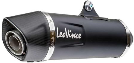 Leovince Komplettanlage Edelstahl SBK Nero Piaggio Vespa Primavera/Sprint 125 3V mit Katalysator