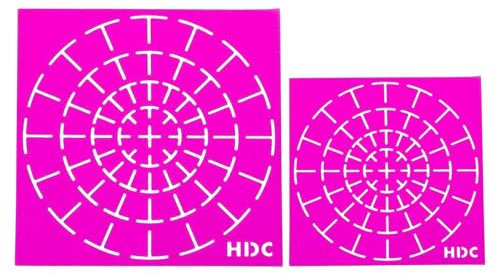 Malvorlagen zum Dotting, Dotting-Schablonen zum Malen | 2 Stück Punktmalerei-Schablonenvorlagen | Punktier-Malwerkzeuge mit glatten Kanten für Wände, Stoff, Möbel, Metall, Leinwand, Stein,