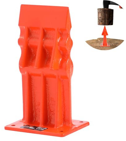 TOPWAY Divisor de leña portátil de 7 pulgadas para cortar troncos de tamaño pequeño a mediano 331255A