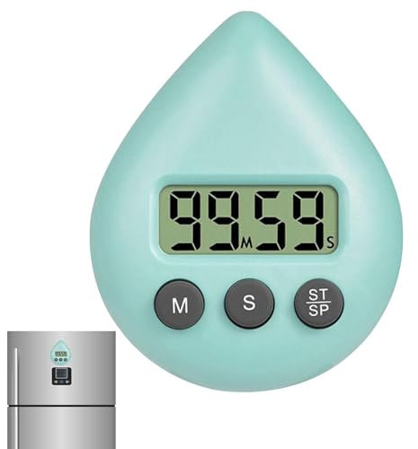 Temporizador digital de ducha, reloj despertador de cuenta regresiva impermeable, temporizador digital de ahorro de energía con pantalla LCD, temporizador de cepillo de dientes, accesorios de baño