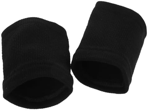 YOSADIER 1 Par pulsera muñequera envolturas de muñeca para hombres Brace de muñeca para guardia de para niñas para gimnasia banda elástica de baloncesto manga de Negro