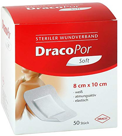 DRACOPOR Wundverband 8x10 cm steril 50 St