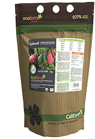 CULTIVERS Abono árboles Tropicales Ecológico 1 kg. Fertilizante para Aguacate, Mango, Litchi, Pitahaya, Papaya y Guayaba