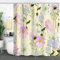 FAIRYGATE Duschvorhang Vintage Art Deco 180 x 180 cm Fdyjb9811 für Badezimmer mit 12 Haken, Wasserschutz, Anti-Schimmel, Polyester, Maschinenwaschbar