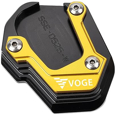 Piastra Supporto Laterale Estensione Cavalletto Moto Accessori per Voge Valico DS900X DS525X DSX525 DSX900 525 900 DSX 525dsx 900dsx VOGE 300 Rally 2024 2025 (Oro)