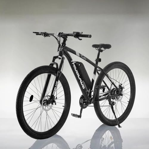 LSBIKE 27.5In Electric Bikes for Adults E-bikes for Men with 21 Speeds, Electric Bicycle w/ 36 10.4AH Li-Ion Battery, 250W Electric Mountain Bike w/ 3 Riding Modes Dual Disk Brake (Black)