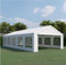 Magna One 5x10 m Partyzelt Pavillon Festzelt SMART PE Plane Wasserdicht UV Schutz Gartenzelt weiß
