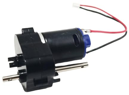 kowaku Metal Gearbox with 370 Motor Spare Part Easy to Install Toy Vehicle Accessories 1/12 RC Car Parts for MN82 MN99S V2, Black
