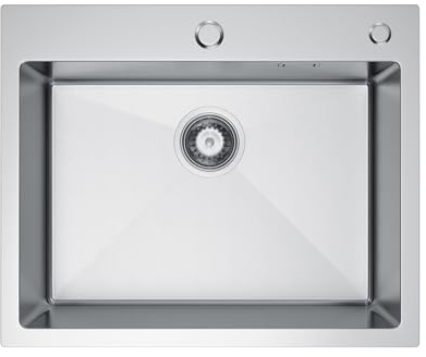 80 x 50 cm Fregadero doble de acero inoxidable, con 2 cuencas, orificio para grifo y juego de sifón, fregadero cocina 2 senos fregadero dos senos kitchen sink (acero inoxidable, 55 * 45)
