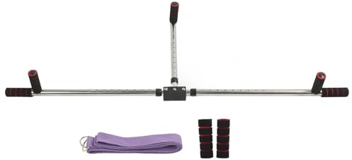 Écarteur de Jambes 3 Barres, Machine d'étirement Ajustable pour écartement des Jambes avec 9 réglages de Trous, entraîneur d'étirement des Jambes en Acier Inoxydable pour la Danse