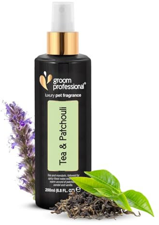 GROOM PROFESSIONAL Exclusive Tea & Patchouli Haustier-Parfüm, Exzellenz in Sachen Haustierpflege, luxuriös duftendes Hundeparfüm, ideal für die Anwendung zwischen den Waschgängen, Made in The UK,