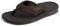 Reef Leather Fanning, Men’s Flip Flops, Brown (Dark DAB), 6 UK (39 EU)