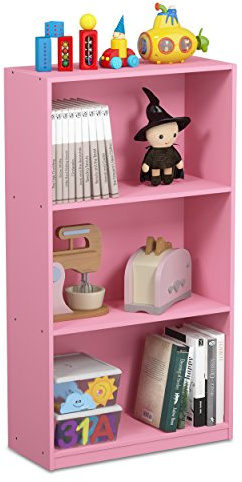 Furinno Basic Librerie, Legno, Rosa, Taglia Unica