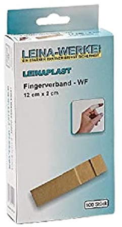 LEINAWERKE 72055 - Apósitos para Dedos (18 x 3 cm, WF, 100 Unidades)