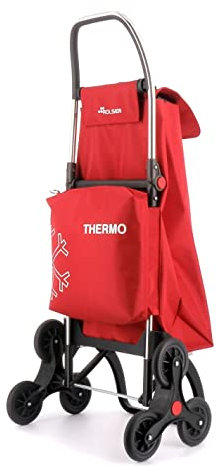 Carro Rolser I-MAX Thermo Zen 6 Ruedas Sube Escaleras Plegable - Rojo