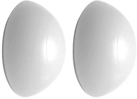 cyclingcolors 2x fermaporta adesivo muro per maniglia biancho tondo pavimento protezione universale