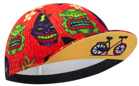 Gorra de ciclismo para hombre, de poliéster, transpirable, con protección UV y banda absorbente, para bicicleta de carreras, Mountain Bike y actividades al aire libre (unisex), Talla única
