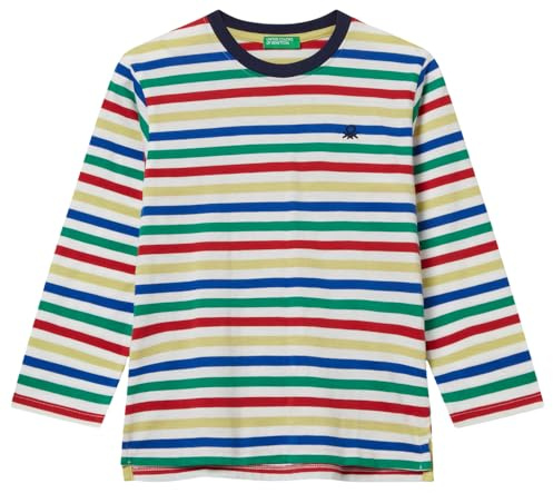 United Colors of Benetton T-Shirt M/L 3fnlg10k9 Camiseta, Multicolor, 4 años para Niños