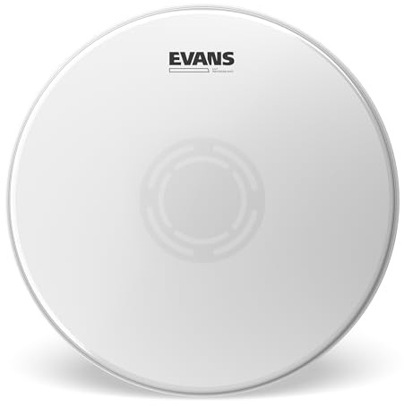 Evans UV1 Reverse Dot Coated Snare Drumhead B14UV1RD 14 Inch | Evans UV1 Reverse Dot snare heads deliver focused attack, UV coating durability, controlled tone and responsive feel.