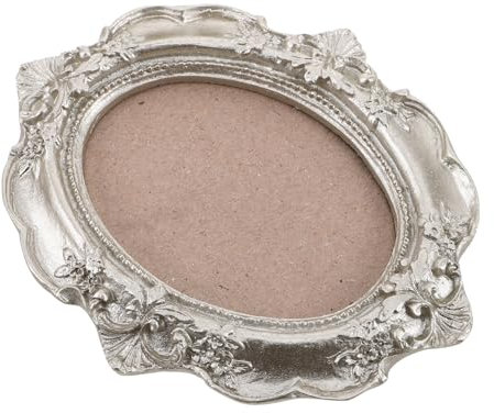 Toyvian Vintage Bilderrahmen Ovaler Fotorahmen Für Wanddekoration Kreative Hänge Tischrahmen Für Mehrere Fotos Für Ihre Wohnkultur Und Unvergessliche Erinnerungen