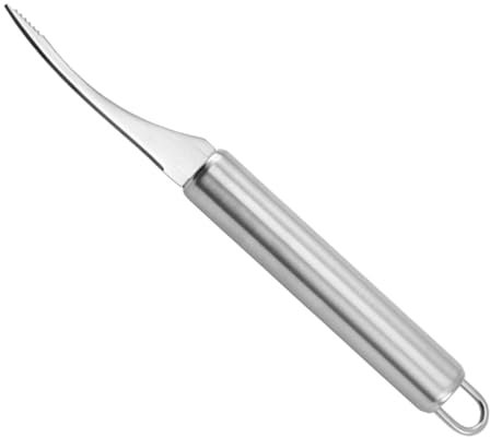 Alipis Sbucciatore per Gamberetti in Acciaio Resistente Pulisce Gamberetti Rimuove Squame Utensile da Cucina Pratico per Uso Prolungato