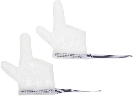 MOBUTOFU Guanti Protettivi per Anti-suzione Dita Doppio Finger Tessuto Traspirante e Stop al Succhiamento per Ragazzo Ragazza