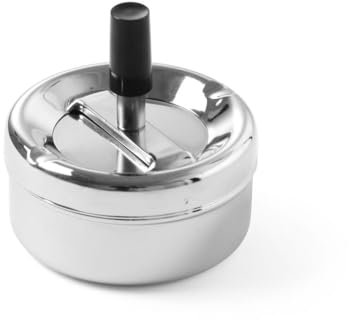 HENDI 440209 Cendrier avec bouton poussoir