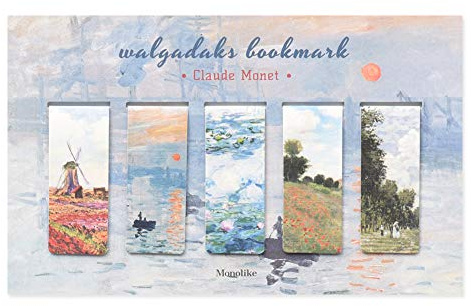 Monolike Magnetic Bookmarks Monet, Set of 5