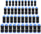 Pinsheng 40 Stück Pneumatik Steckverbinder Set, Gerade Push in Schnellkupplung Pneumatische Fittings für 4mm/6mm/8mm/10mm Luft & Wasser Schlauchanschluss