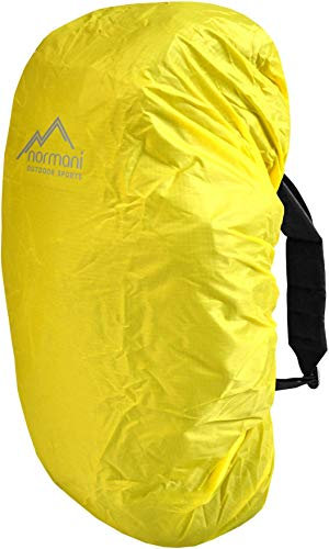 normani wasserdichter Regenueberzug Raincover Regenhülle für Backpacks Rucksack Farbe Gelb Größe 100-130 Liter