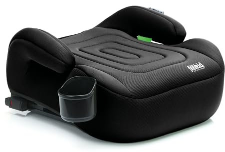Fillikid Kinder Sitzerhöhung mit Isofix i-size Exklusiv | Auto Kinder Sitzerhöhung mit verlängerbarer Isofix | Kinder Sitzerhöhung Auto (126-150cm) | inkl. Flaschenhalter