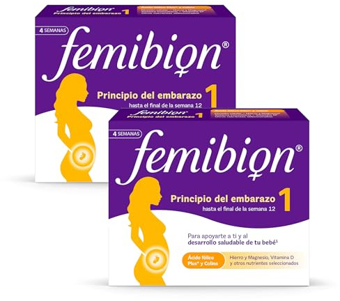 Femibion 1 (Pack de 2) : suplemento para el primer trimestre del embarazo