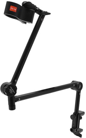 Mikrofonarmstativ, 360 Graders Rotationsmic Bomarm Skrivmontering med 1,5 Kg Lastlager, Mikrofonarm Skrivbord för Kondensor Dynamiska Mikrofoner