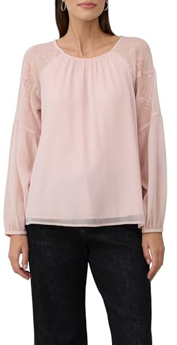s.Oliver Leichte Chiffon-Bluse mit Schmuck-Applikation