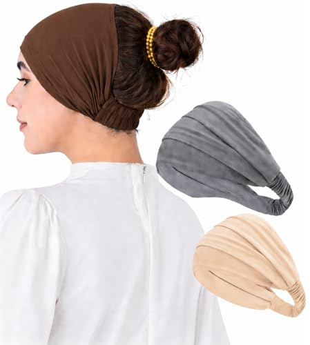 NAJMA Bonnet Sous Hijab en Coton Femme – Sous Foulard Respirant, Extensible, Anti-Glisse, Confort Quotidien, Taille Unique – Bonnet Hijab Femme