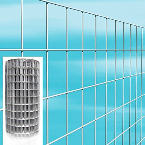 Grillage électro-soudé 50 x 75 75 x 50 – h.180 – 25 mt galvanisée clôture