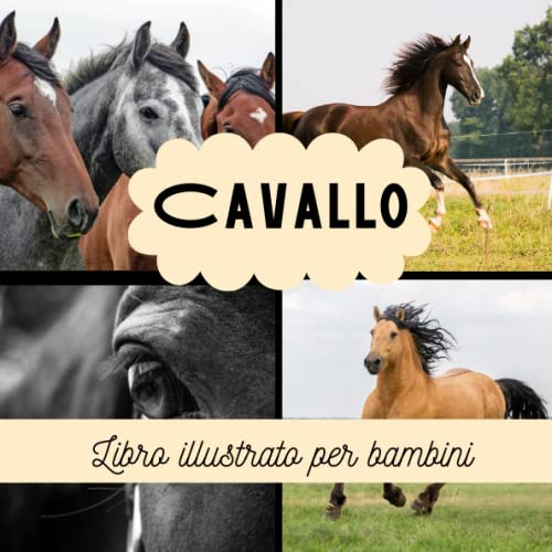 Libro illustrato per bambini - Cavallo: Cavallo in immagini - Bambini da 2 a 5 anni